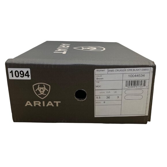 Ariat Women’s Copper Blanket Embossed Leather Cruiser Slip-On Shoes Size US 5.5 - Picture 10 of 10